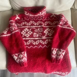 VINTAGE Fair Isle style wool sweater